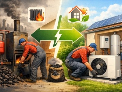 Wymiana kotła na pompę ciepła Szczecin